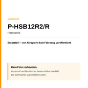 Akrapovic Hitzeschild P-HSB12R2/R — Platzhalter, kein Herstellerfoto verfügbar