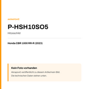 Akrapovic Hitzeschild Honda CBR 1000 RR-R (23-23) P-HSH10SO5 — Platzhalter, kein Herstellerfoto verfügbar