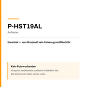 Akrapovic Aufkleber P-HST19AL — Platzhalter, kein Herstellerfoto verfügbar