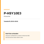 Akrapovic Hitzeschild Yamaha R1 (15-19) P-HSY10E3 — Platzhalter, kein Herstellerfoto verfügbar