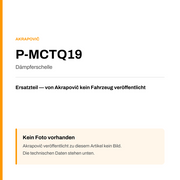 Akrapovic Dämpferschelle P-MCTQ19 — Platzhalter, kein Herstellerfoto verfügbar