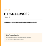 Akrapovic Hülsen-Kit P-RKS111WC32 — Platzhalter, kein Herstellerfoto verfügbar