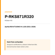 Akrapovic Hülsen-Kit Aprilia RSV4 / TUONO V4 1100 (21-26) P-RKS871R320 — Platzhalter, kein Herstellerfoto verfügbar