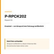 Akrapovic Repack-Kit P-RPCK202 — Platzhalter, kein Herstellerfoto verfügbar
