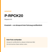 Akrapovic Repack-Kit P-RPCK20 — Platzhalter, kein Herstellerfoto verfügbar