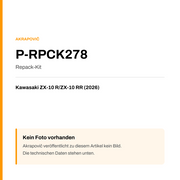 Akrapovic Repack-Kit Kawasaki ZX-10 R / ZX-10 RR (26-26) P-RPCK278 — Platzhalter, kein Herstellerfoto verfügbar
