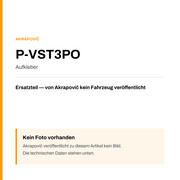 Akrapovic Aufkleber P-VST3PO — Platzhalter, kein Herstellerfoto verfügbar