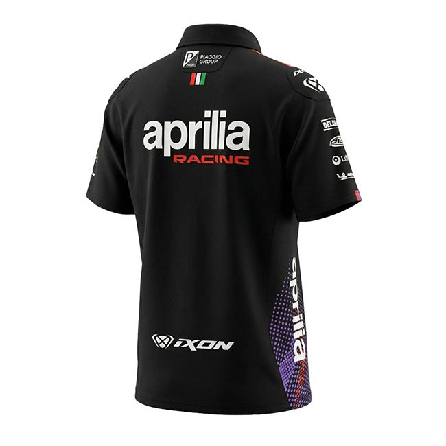 Polo Replica da Equipa de Corridas Aprilia 2026 para Homem IXON 