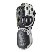 RST Pro Series GP D3O Motorcycle Leather Gloves | Men | White/Black | 103715 