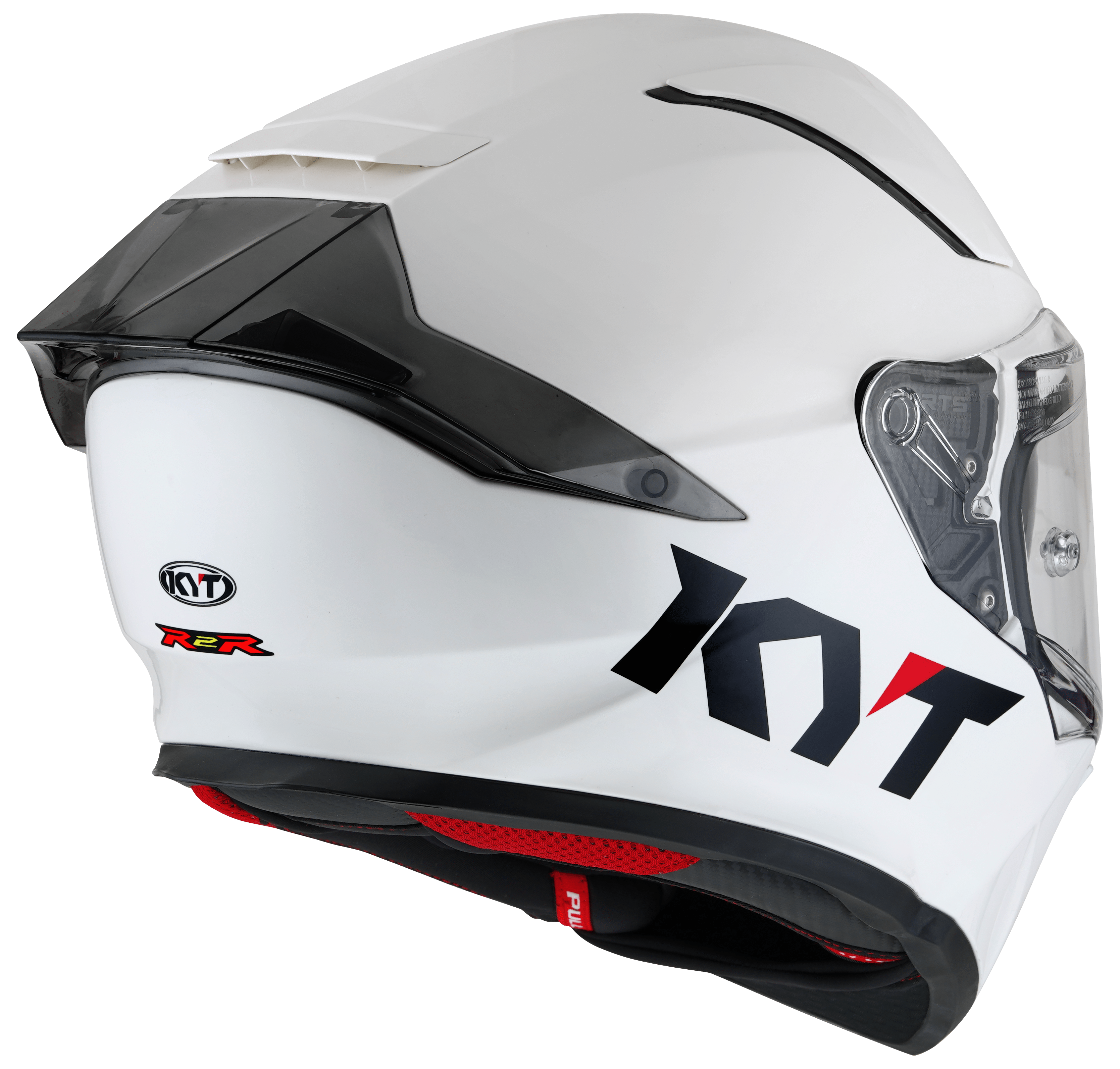 KYT R2R Capacete Liso Branco Y6R200W3 