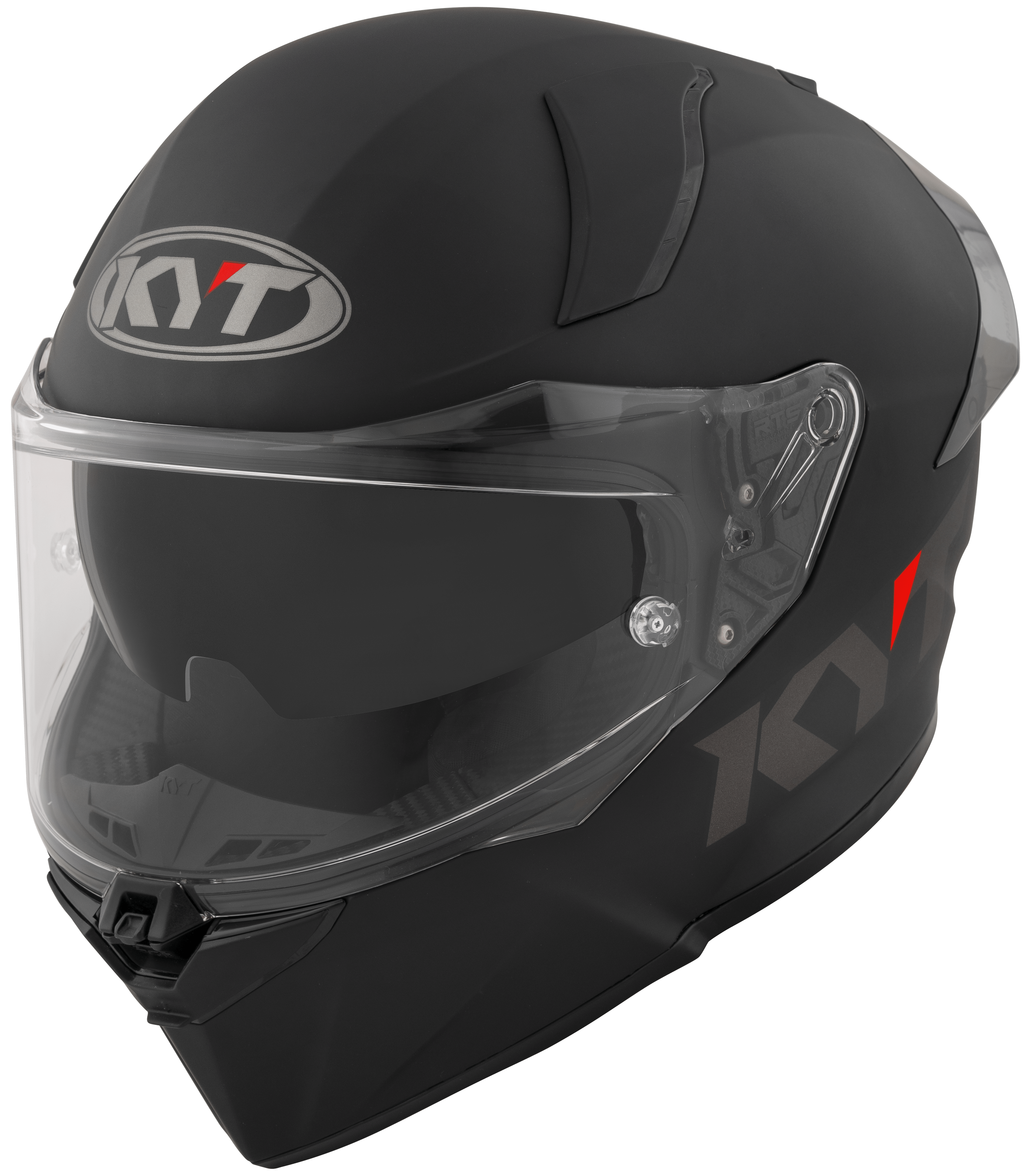 Capacete KYT R2R Plain preto mate Y6R200X6 