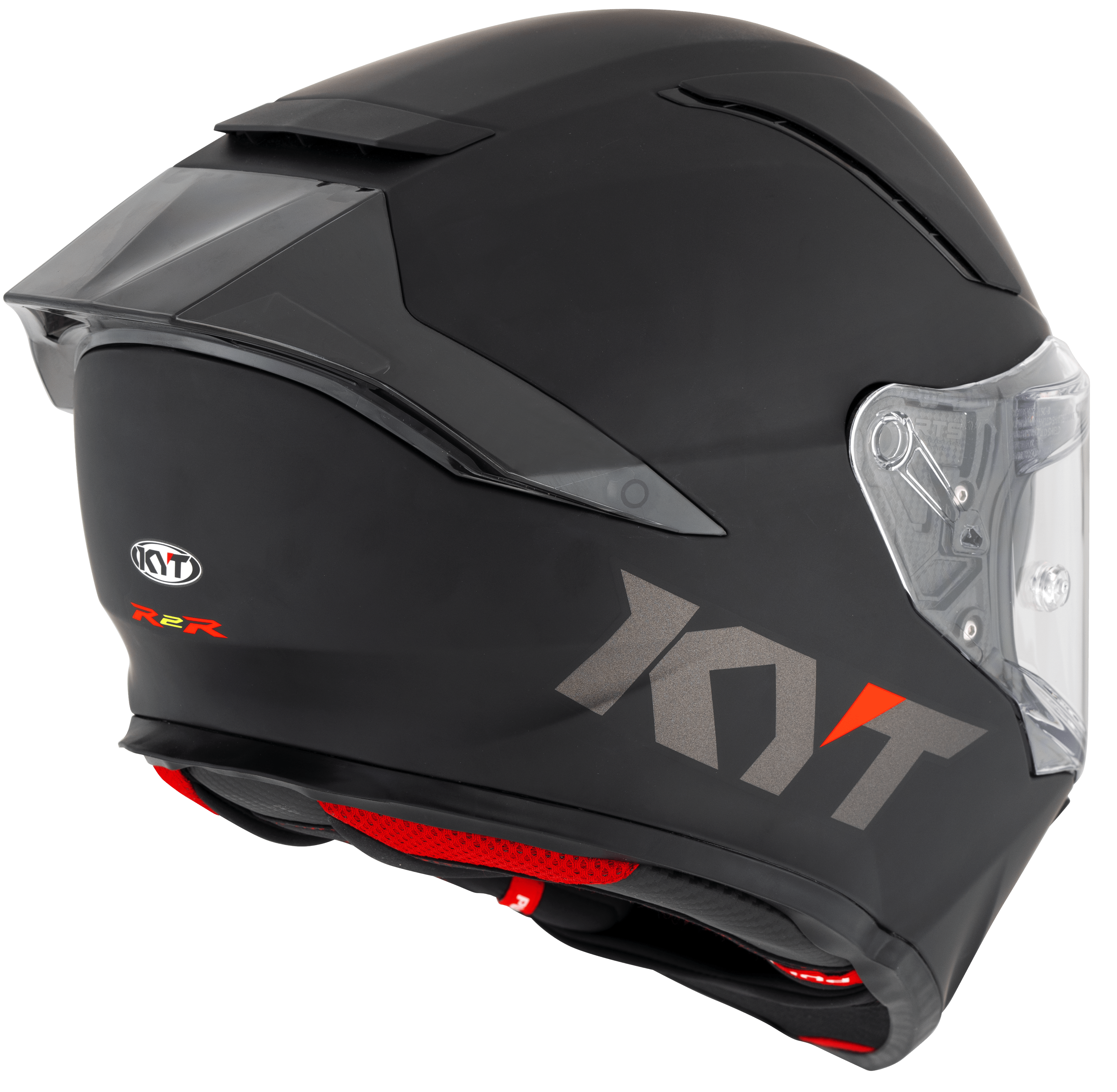 Capacete KYT R2R Plain preto mate Y6R200X6 