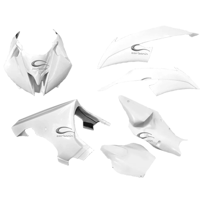 Conjunto completo de carenagens Avio Fiber Yamaha YZF-R6 RJ15 (08-16) 