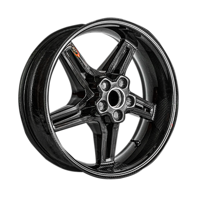 Roda traseira de carbono BST RAPID TEK Aprilia RSV4/RR/1100 Factory (21-26) 