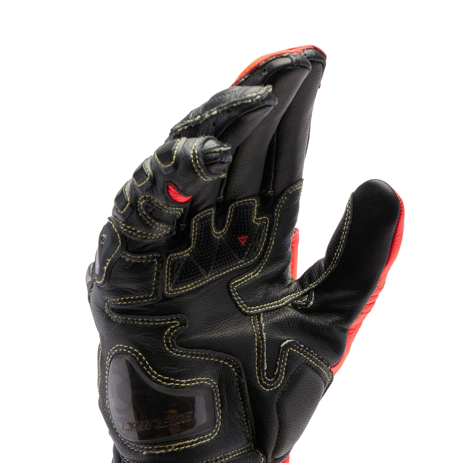 Dainese full metal 7 racing motorcycle leather gloves | Men | Black/red | 201810001462800