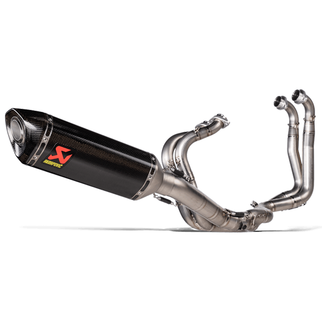 Linha de Evolução Akrapovic (Carbono) Aprilia RSV4/RR/1100 Factory (21-26) S-A10E9-RC 