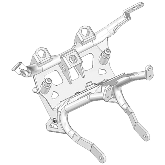 Suporte de instrumentos em alumínio "SBK" Ducati Panigale V4/S/R (18-24) Pierobon 
