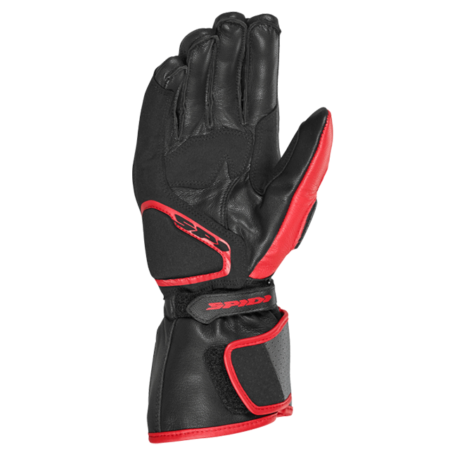 Spidi STR-6 Racing Luvas de Couro para Motocicleta | Homens | Vermelho | A221014 