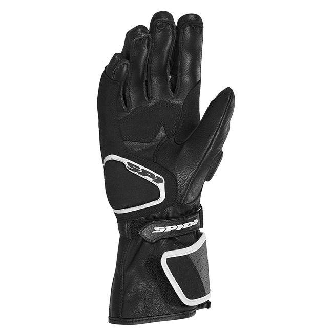 Spidi STR-6 Sport motorcycle leather gloves | Women | Black/White | A222011 