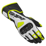 Spidi STR-6 Racing Motorcycle Leather Gloves | Men | Black/Fluorescent Yellow | A221394 