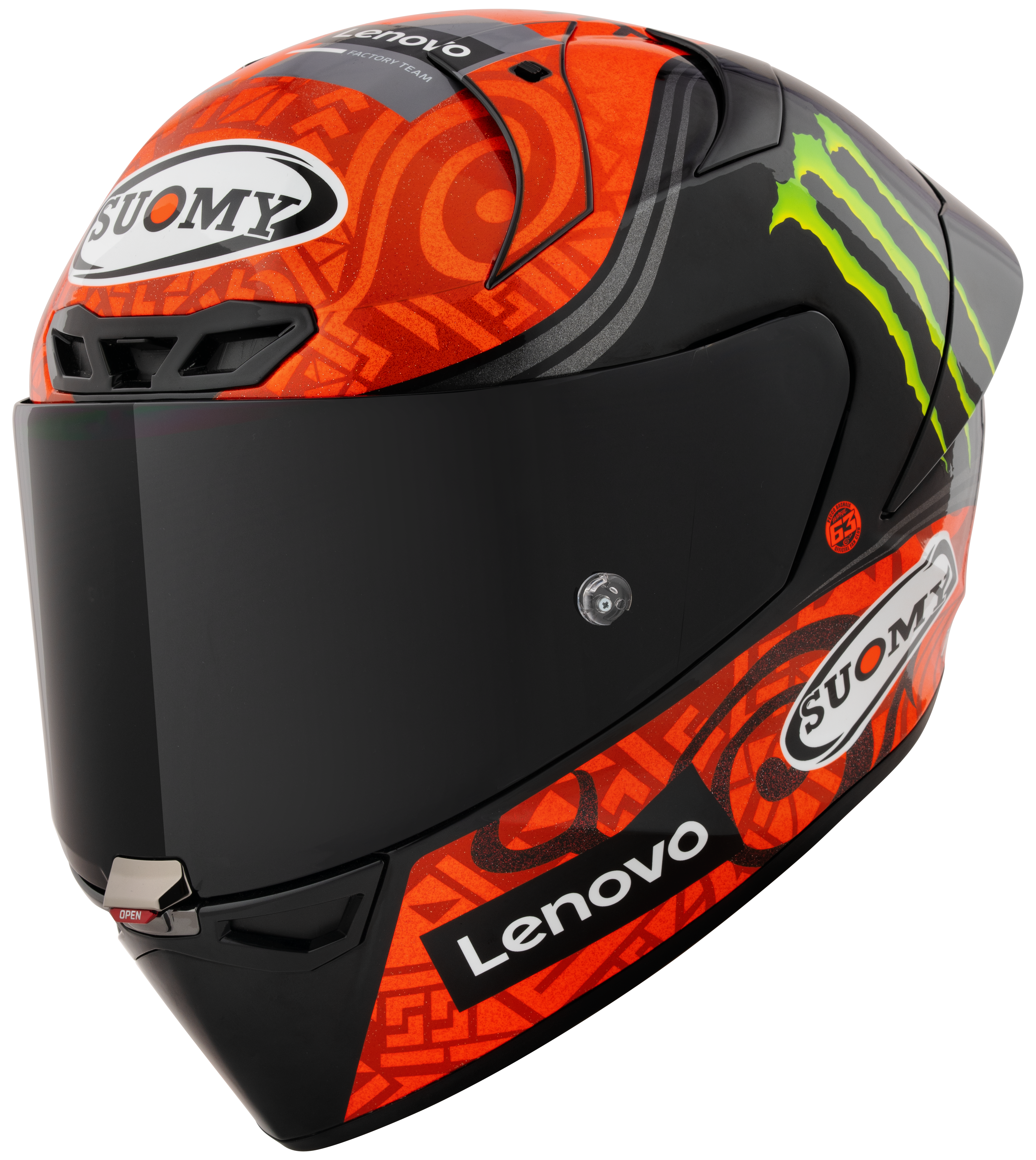 Capacete Suomy S1-XR GP Francesco Pecco Bagnaia Monster Replica 2023 K6SX0001 
