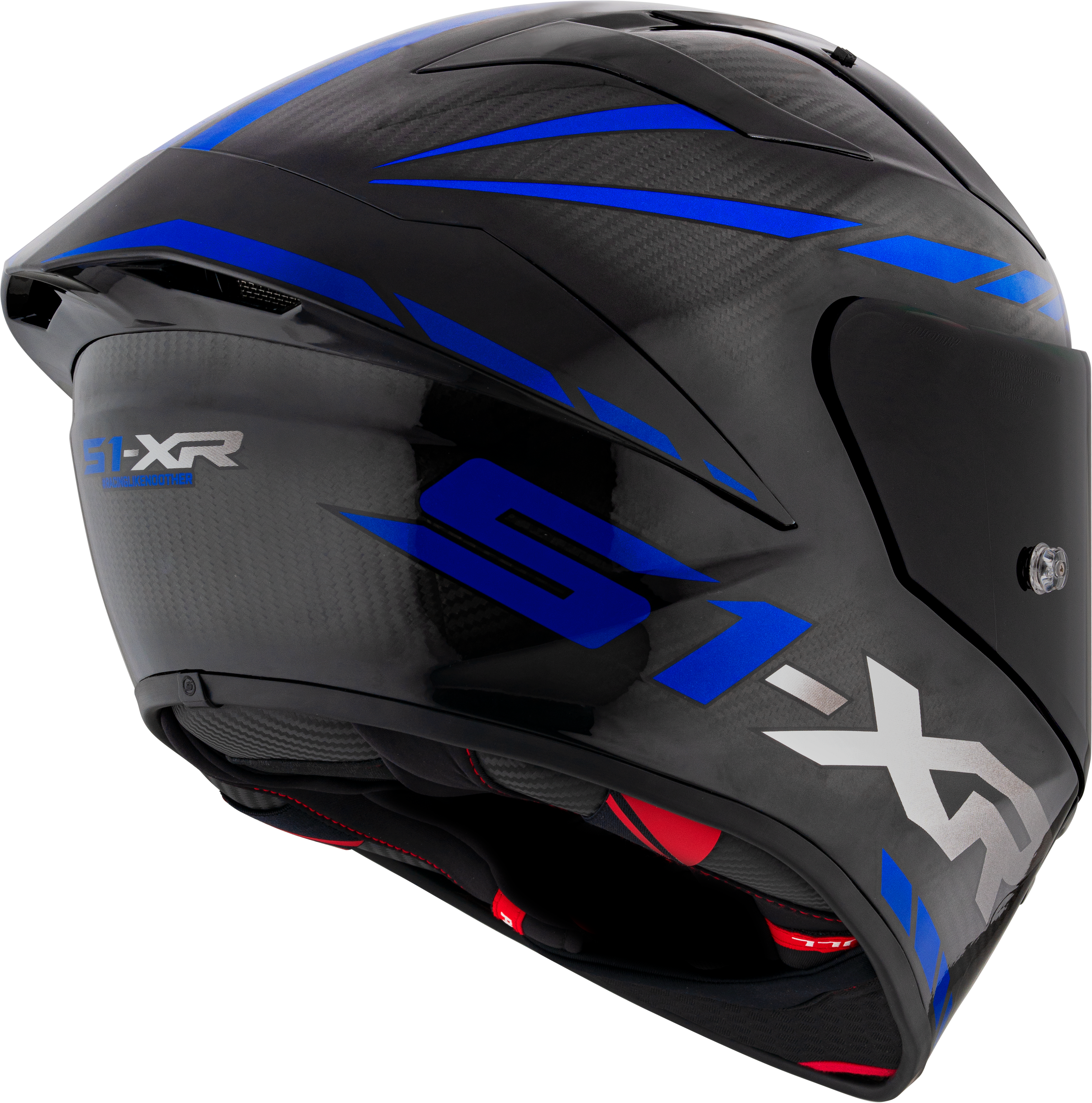 Suomy S1-XR GP Helm Carbon Hyperic Blue K6SX0006