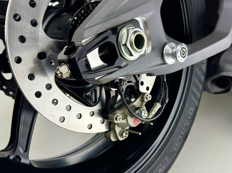 Kit de tensores de corrente com suporte de pinça de travão e Brembo P2-24 64mm X206001 Motocorse Ducati Panigale V4/S (2025) 
