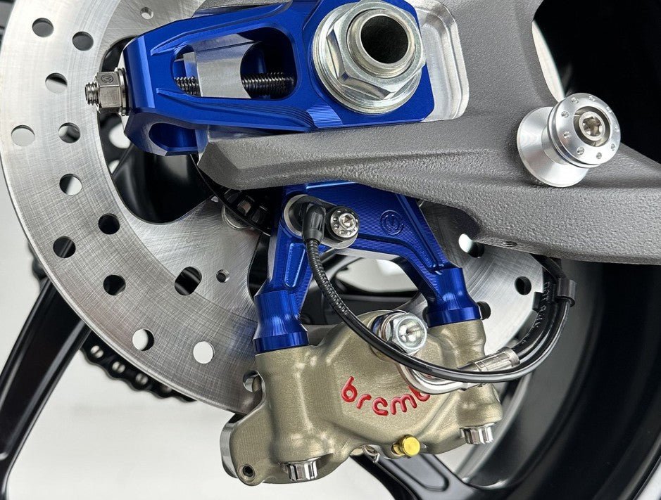 Kit de tensionador de corrente com suporte para pinça de travão e Brembo P2-30 69.5 mm XA6H530 Motocorse Ducati Panigale V4/S (2025) 