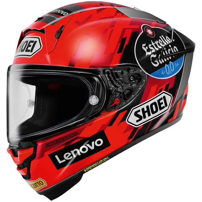 Capacete Shoei X-SPR PRO M.Marquez93 TC-1 Réplica de Marc Márquez 2025 
