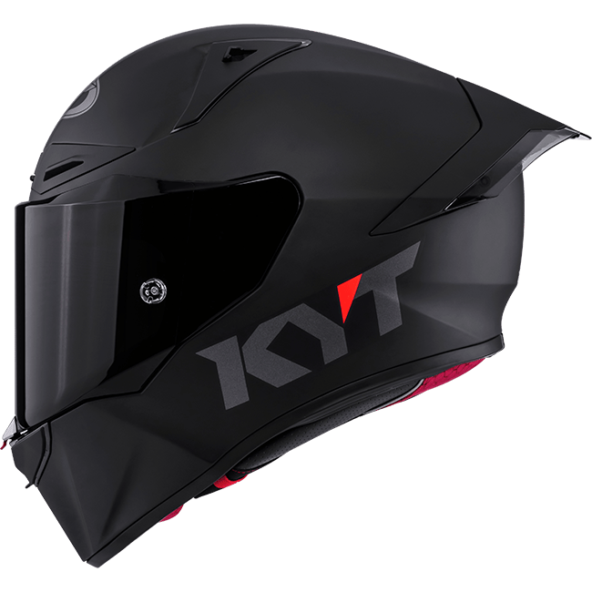 Capacete de corrida KYT R1R Plain preto mate Y6R100X6 