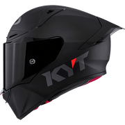 KYT R1R Racing Helmet Plain Black Matte Y6R100X6 