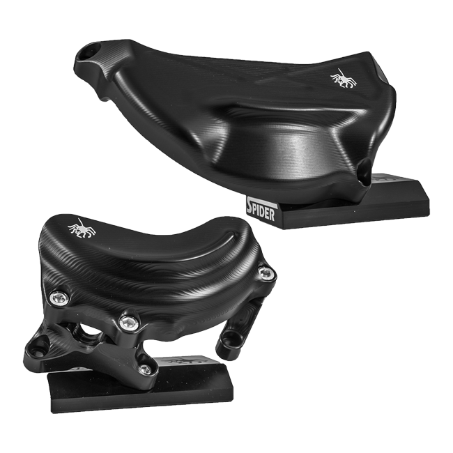 Capa de proteção do motor em alumínio Spider Racing Ducati Panigale V4/S (18-24) 20.D164 