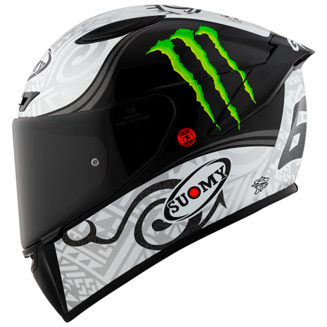 Suomy Track-1 Capacete Francesco Pecco Bagnaia Teste de Inverno 2023 Replica K6T10015 