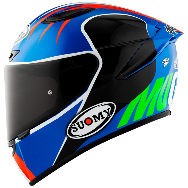 Suomy Track-1 Capacete Francesco Pecco Bagnaia Mugello 2022 Replica K6T10016 