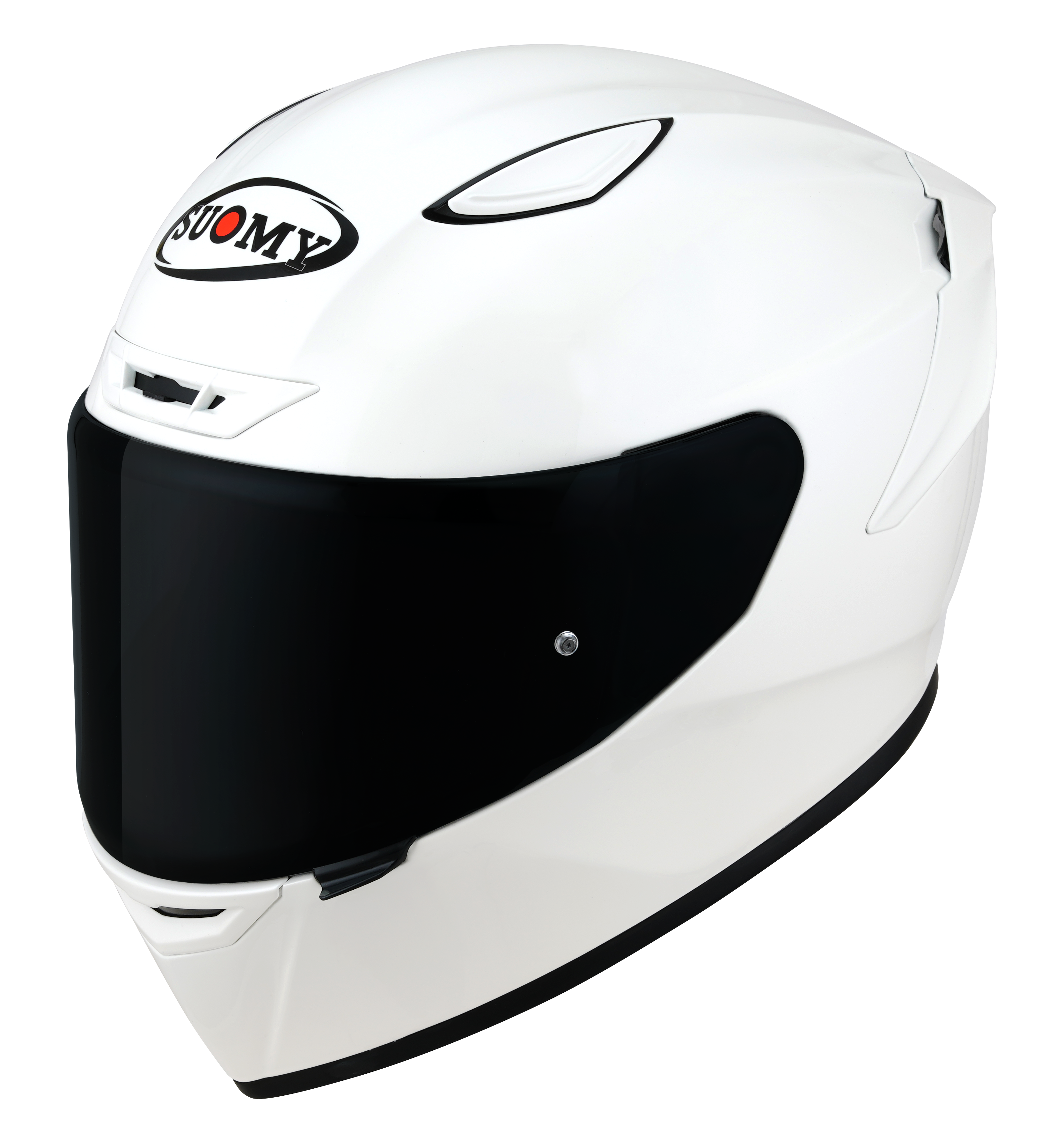 Capacete Suomy Track-1 branco brilhante K6T100W3 