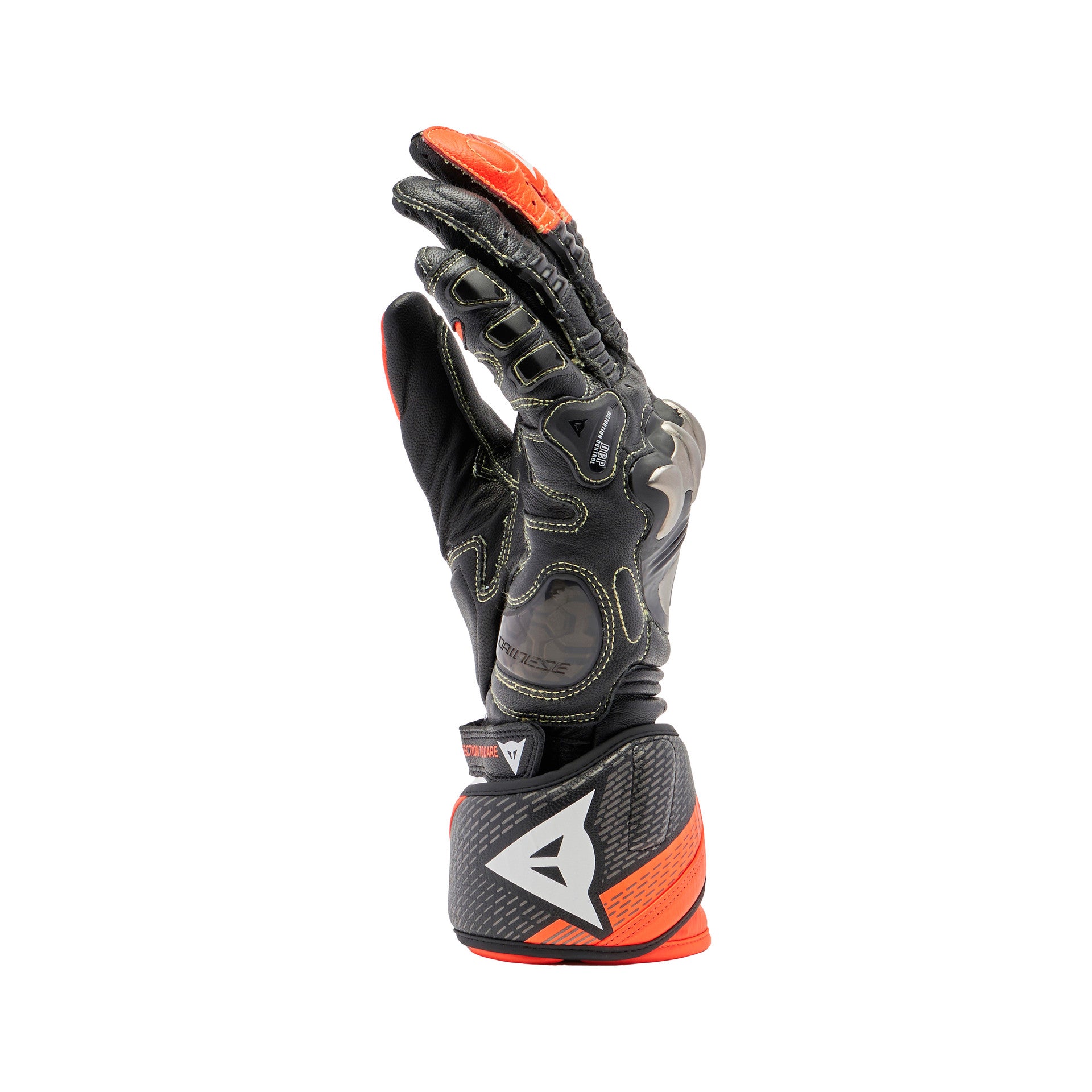 Dainese full metal 7 racing motorcycle leather gloves | Men | Black/red | 201810001462800