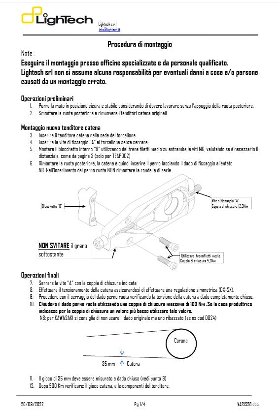 Tensionador de corrente LighTech Honda CBR 600 RR (07-16) TEHO002 