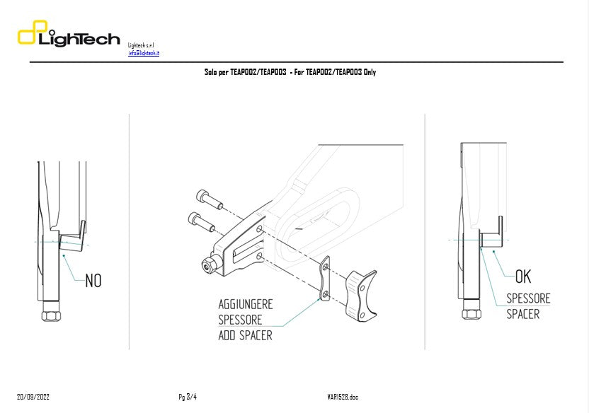 Tensionador de corrente LighTech Honda CBR 600 RR (07-16) TEHO002 