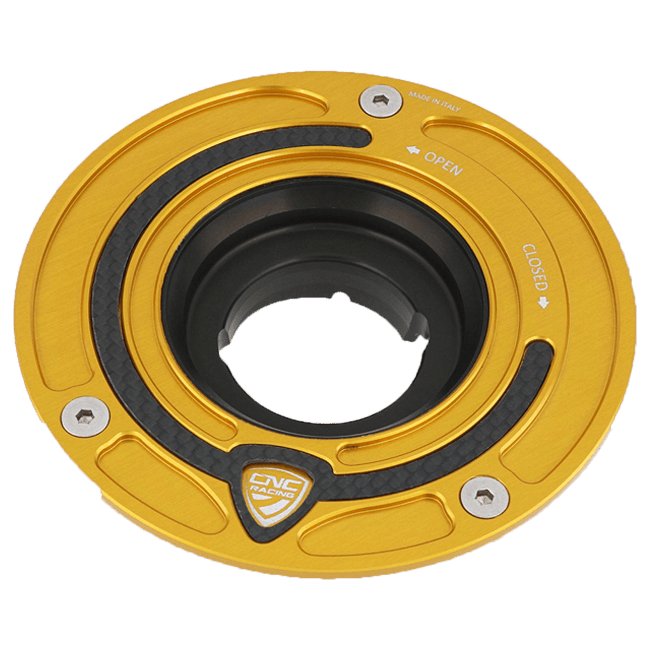 Tampa de depósito com flange em carbono CNC Racing Ducati Panigale V4/S/R (25-26) TSB01 