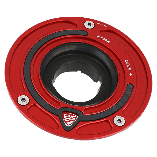Tampa de depósito com flange em carbono CNC Racing Ducati Panigale V4/S/R (25-26) TSB01 