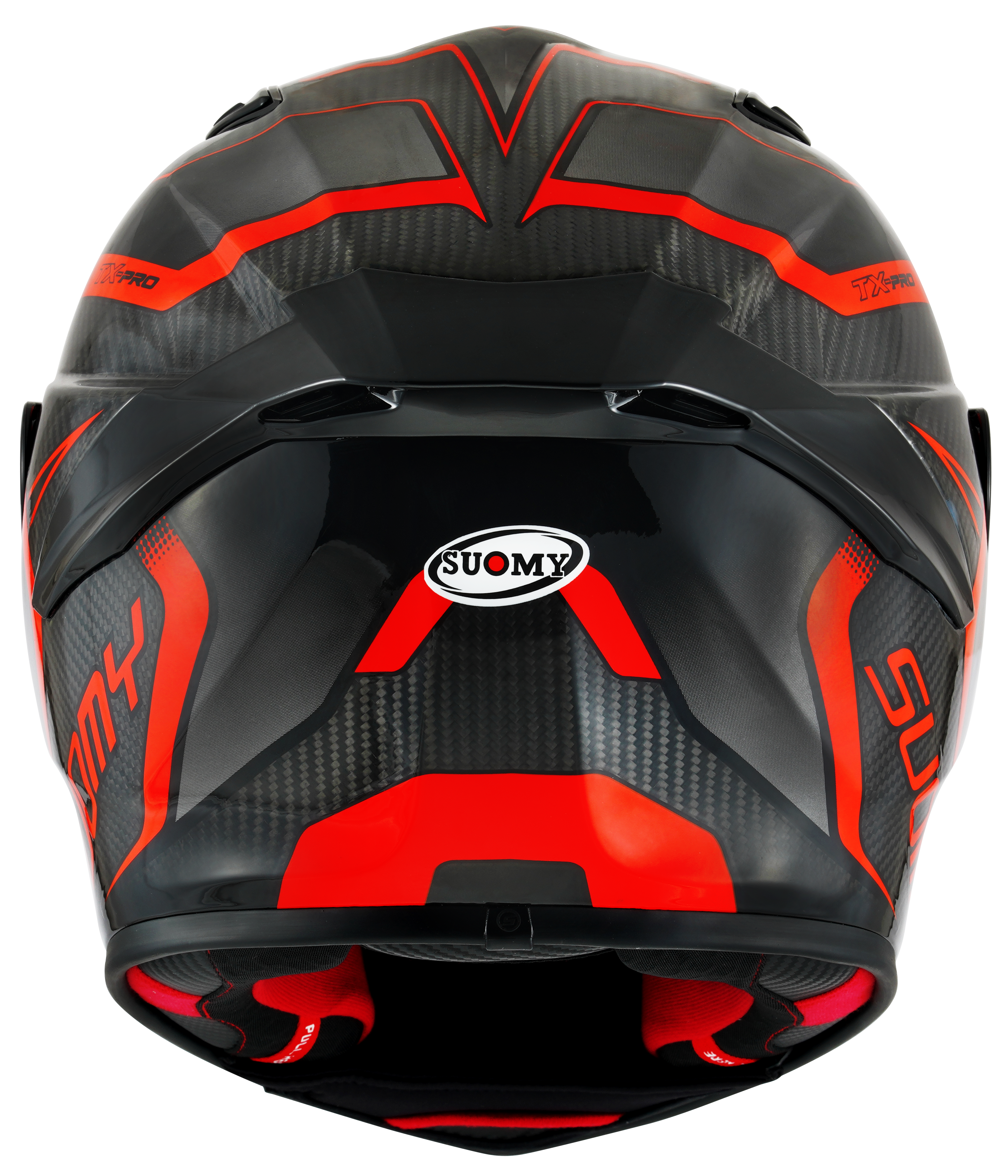Capacete Suomy TX-Pro Carbon Advance Vermelho Fluorescente K6TX0003 