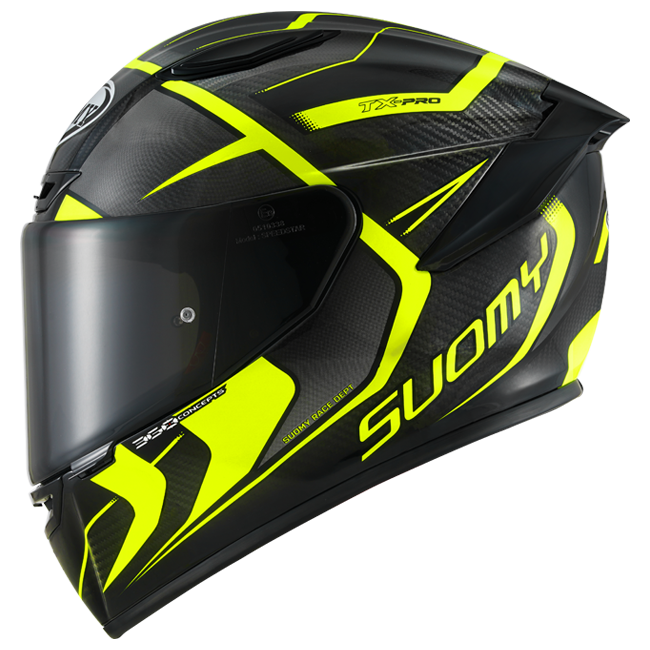 Capacete Suomy TX-Pro Carbon Advance Amarelo Fluorescente K6TX0005 