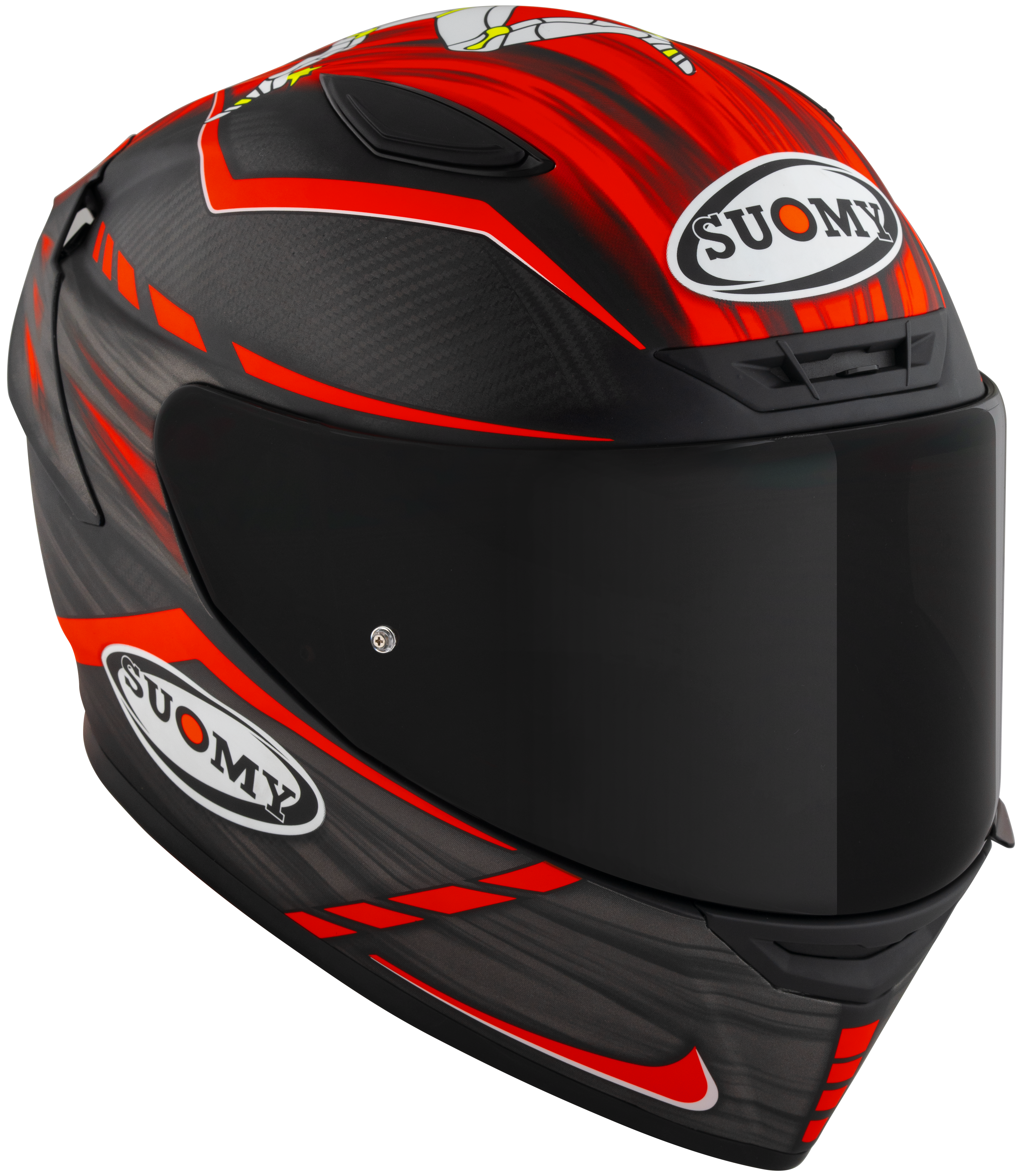 Suomy TX-Pro Helmet Carbon Johnson Replica Red Matt K6TX0010 