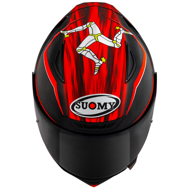 Suomy TX-Pro Capacete Carbono Johnson Replica Vermelho Fosco K6TX0010 