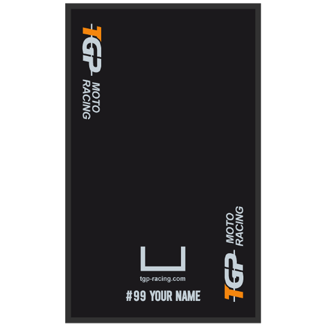 Tapete para Boxe e Garagem de Motocicleta Prime 200 x 320 cm TGP MotoRacing 