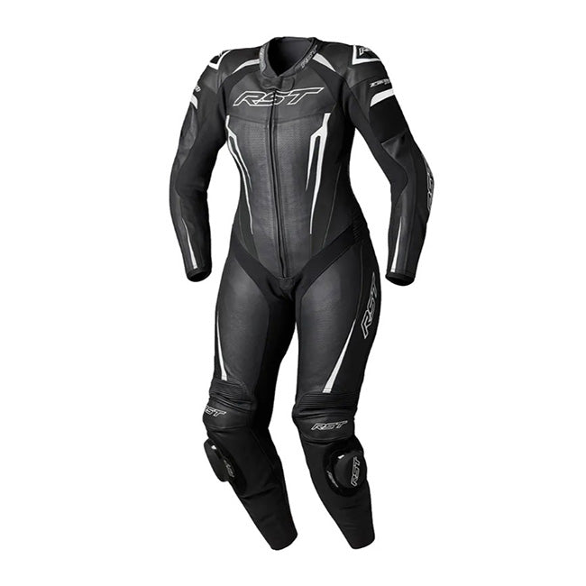 RST Tractech EVO D3O one-piece suit Leather Suit – Perforated racing suit | Women | Black | 103643 