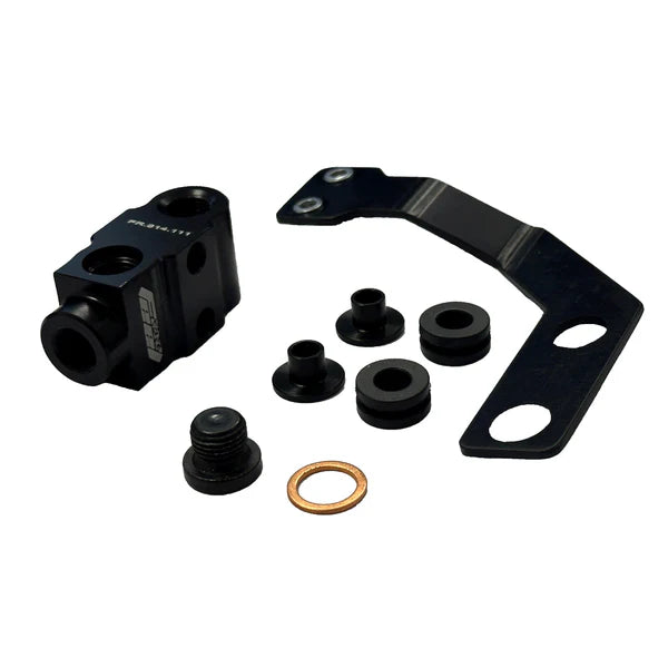 3-way distributor / connection block front brake WorldSSP Feel Racing Ducati Panigale V2 955 (20-24) FR.05.KIT 