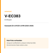 Akrapovic Endkappe Kawasaki ZX-10 R / ZX-10 RR (25-26) V-EC383 — Platzhalter, kein Herstellerfoto verfügbar