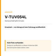 Akrapovic Geräuschdämpfer-Einsatz V-TUV054L — Platzhalter, kein Herstellerfoto verfügbar