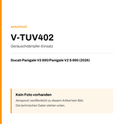 Akrapovic Geräuschdämpfer-Einsatz Ducati Panigale V2 890 / Panigale V2 S 890 (26-26) V-TUV402 — Platzhalter, kein Herstellerfoto verfügbar